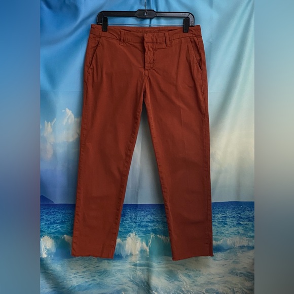 Frank & Eileen WICKLOW The Italian Chino Italian Performance Twill Size: 4 RUST - Picture 3 of 15